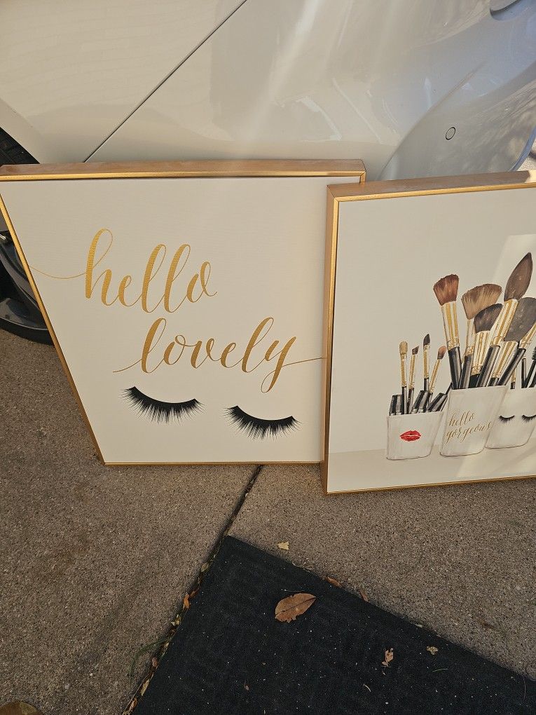 Two nice wall pictures