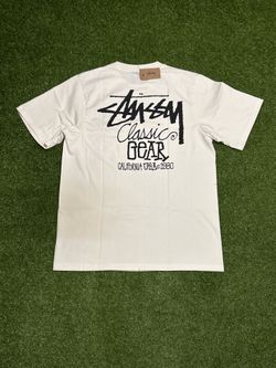 White Gear Stussy Tee