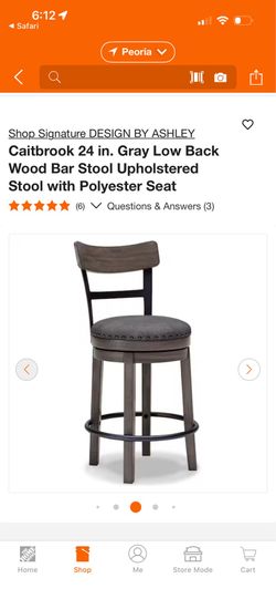GRAY BAR STOOLS NEW