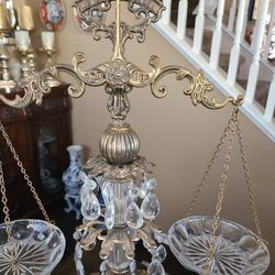Scale With   Candleholder Set 