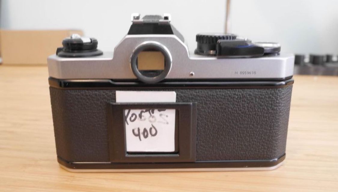 Nikon Fm2N camera with 28mm, 50mm, 105mm lenses