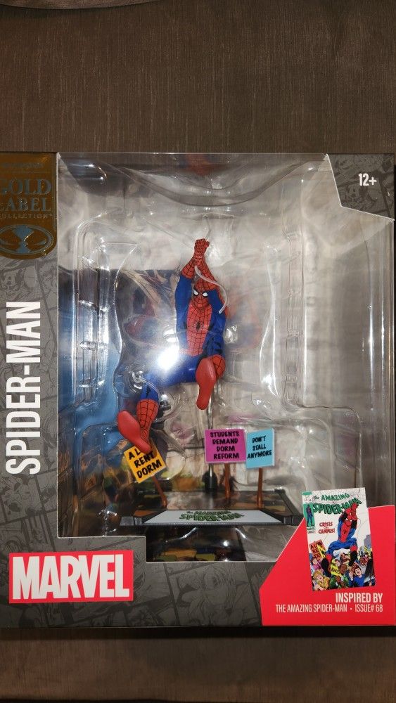 McFarlane Toys Gold Label Marvel Legends Spiderman Collectible Figure #68