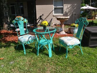75. Beautiful table and 3 chairs