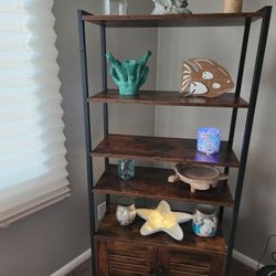 Display Shelf With Storage