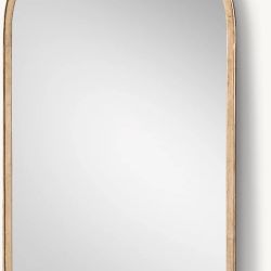 RH Gold Floor Mirror