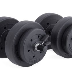 CAP Barbell 40-Pound Vinyl Dumbbell Set