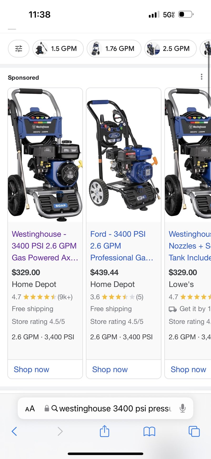 Pressure Washer For Sale New ‘!! for Sale in Apple Valley, CA OfferUp