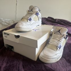 Jordan Retro 4s purple Metallic 