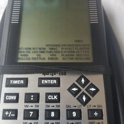 Sporty's E6B Electronic Flight Computer (with Case + Manual). Flight Calculator.

