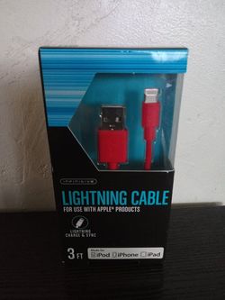 INFINITIVE LIGHTNING CABLE 3FT (pick up only) for Sale in Corona, CA -  OfferUp