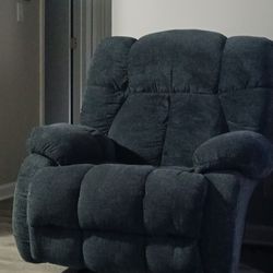 Recliner Couch (Navy Blue)
