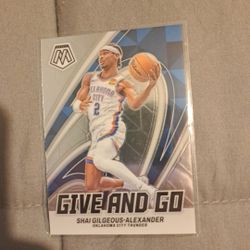 Shai Gilgeous-Alexander 3 Cards MVP