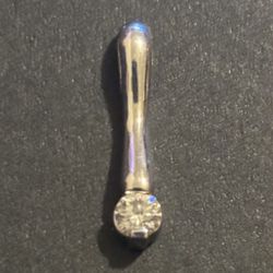 14K WHITE GOLD DIAMOND PENDANT