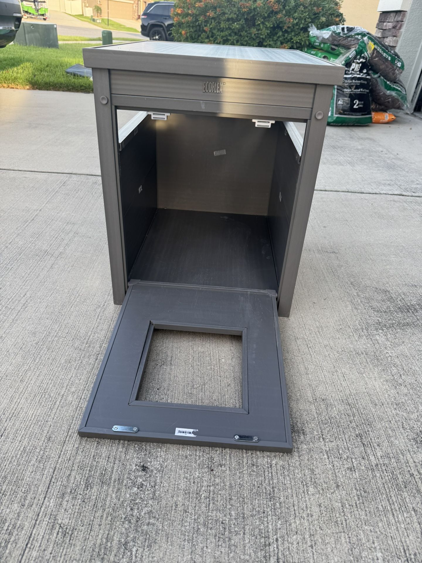 Cat Litter Box Cabinet - Gray