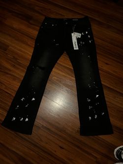 Purple jeans