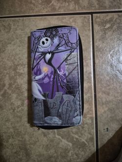 Nightmare Before Christmas Zip-Around Wallet