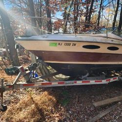 21 Foot Mercury Cruiser 230/ V8 Inbound Engine Boat And Trailer.. Will Sell Engine/Boat/Trailer Separate If Needed.