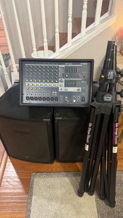 Yamaha EMX512C Powered PA System – Complete Plug & Play Setup – $750 OBO
