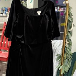 3xxx -20 heavy Velvet Material Long Dress Gown New