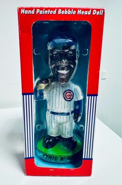 Ernie Banks 2001 Chicago Cubs HALL of FAME LEGEND Bobblehead AGP
