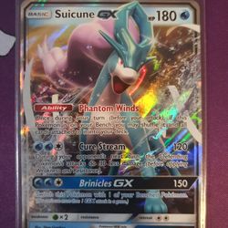 Suicune Gx Pokémon Card