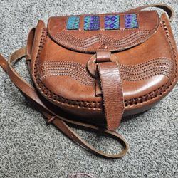 Brown Leather Purse 