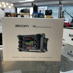 Me Zoom F6 Multitrack Field Recorder 