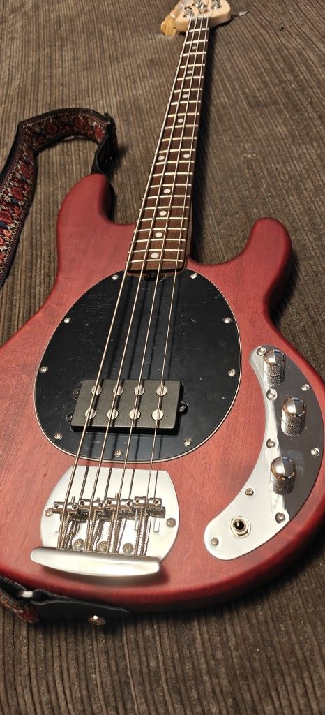 Sterling Music Man Stingray Bass With Extras, Includes Gig Bag, Strap, Stand. Brand New. Perfect Condition. Must Sell