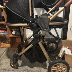 3 In 1 Stroller Car seat 