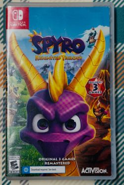 Activision Spyro Reignited Trilogy Nintendo Switch Tested/Works F209