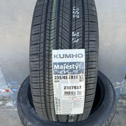 235/45/18 New Set Of Kumho EV tires Installed
