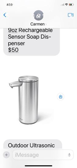 New 9 oz Rechargeable sensor soap dispenser still in the box