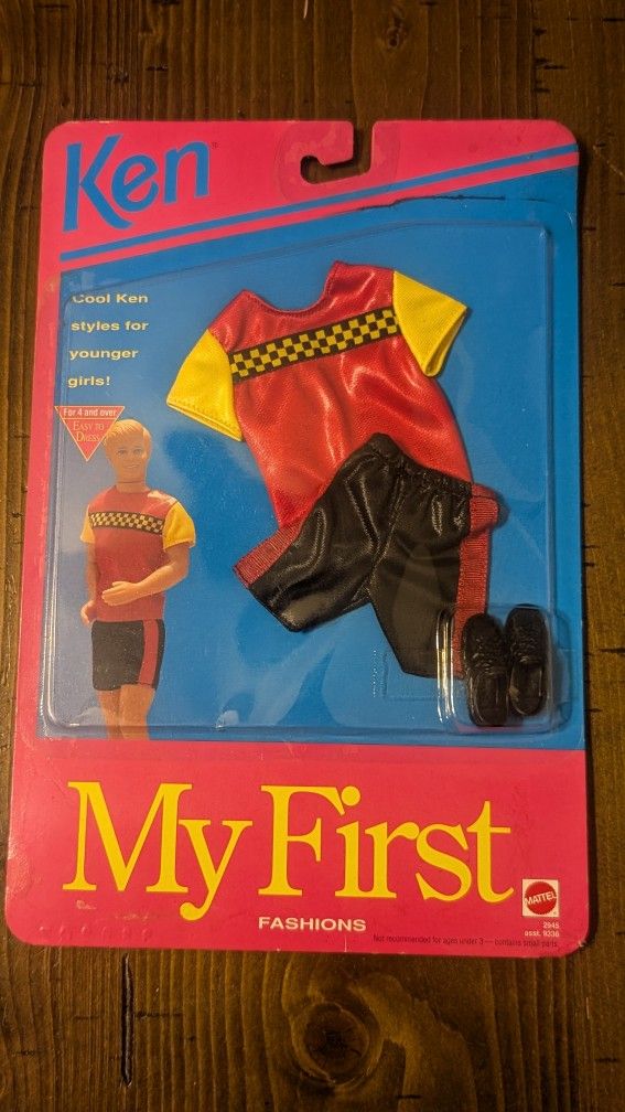 1992 Ken  My First Fashions Shorts Outfit Set Mattel #2945 
