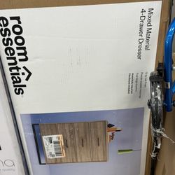 5 Drawer Dresser with Lock for Bedroom and Storage-