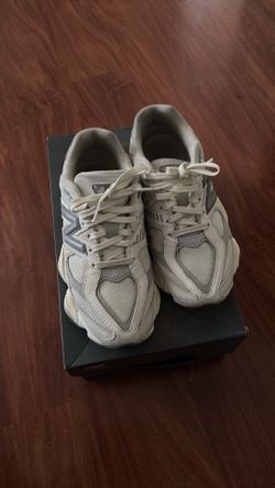 White&grey brown new balances 9060