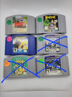 N64 Nintendo 64 Cruisin USA Rampage World Tour Banjo Tooie Jet Force Gemini 007 The World Is Not Enough