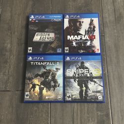 PS4 Games - $10 Each