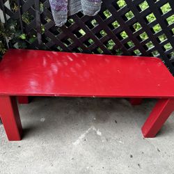 red bench 