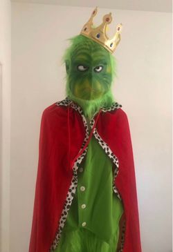The Grinch Costume New / Fits anyone S-XL