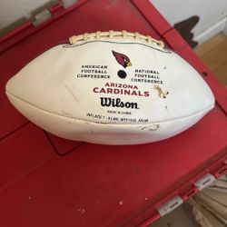 Wilson Arizona Cardinals Signed Football