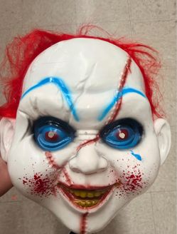 Creepy Clown Halloween Costume Mask