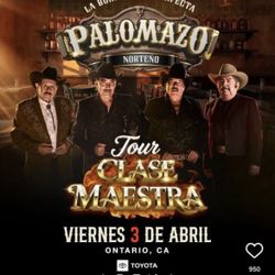 2 Boletos Para Palomazo Norteño 