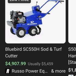Blue Bird Sod Cutter