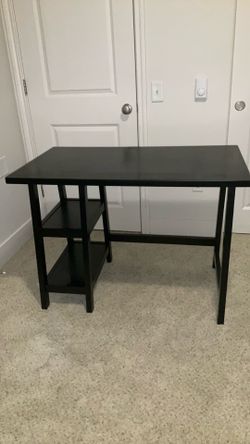 Ashley Furniture Black Wood Writing Desk - Great Condition