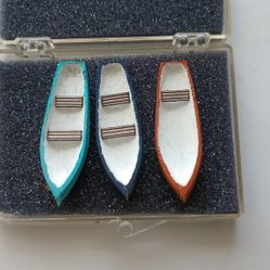 Miniature Ho Scale Canoes  
