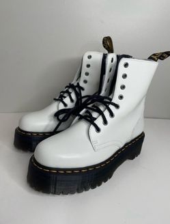 Dr. Marten White Jadon Boots Size 7