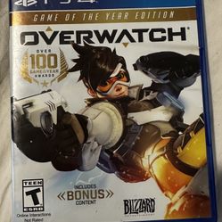 PS 4 Overwatch
