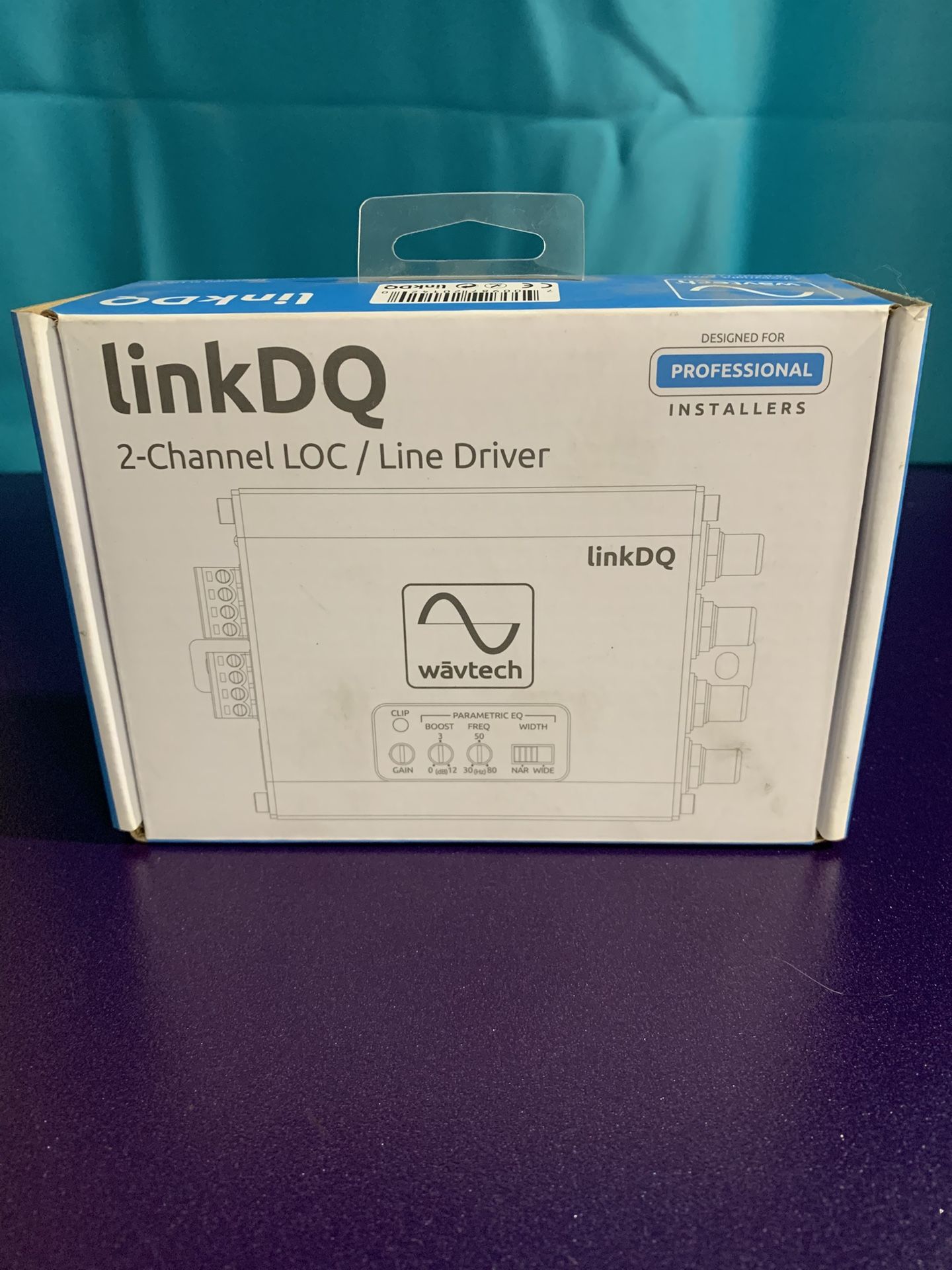 Wavtech linkDQ 2-Channel LOC/Line Driver – Brand New Sealed