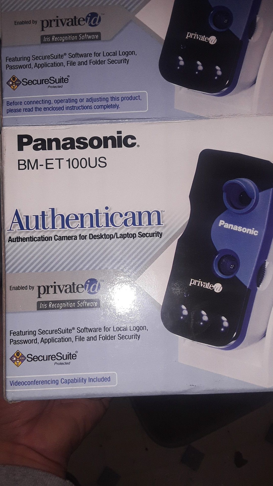 Panasonic authentication iris scanner