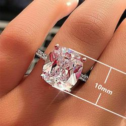 Gorgeous 2.09 Carat Cushion Cut Women's Engagement Ring size 6